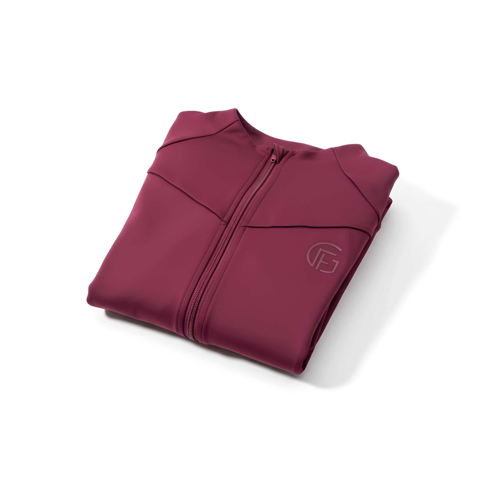 Burgundy Zip Vest