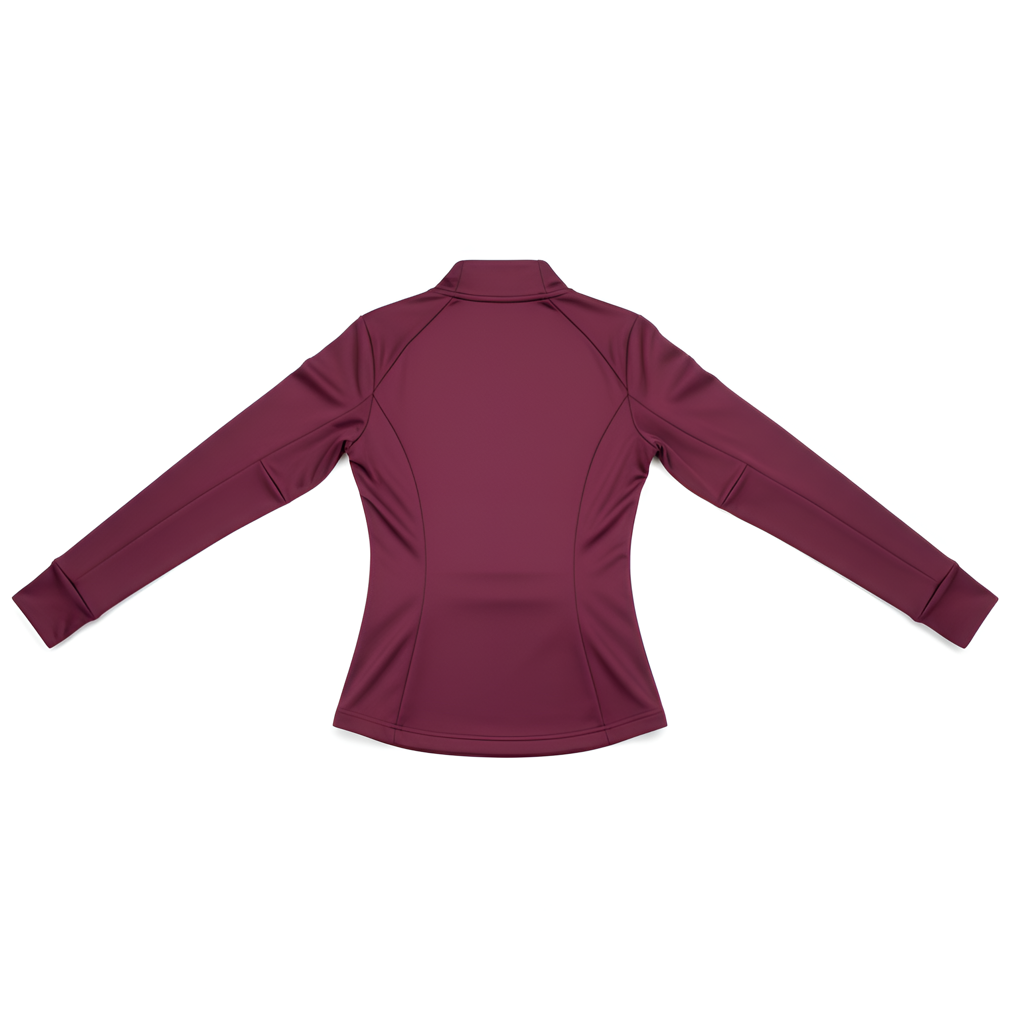 Burgundy Zip Vest